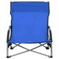 Salokāmi pludmales krēsli vidaXL, 2 gab., zili цена и информация | Dārza krēsli | 220.lv