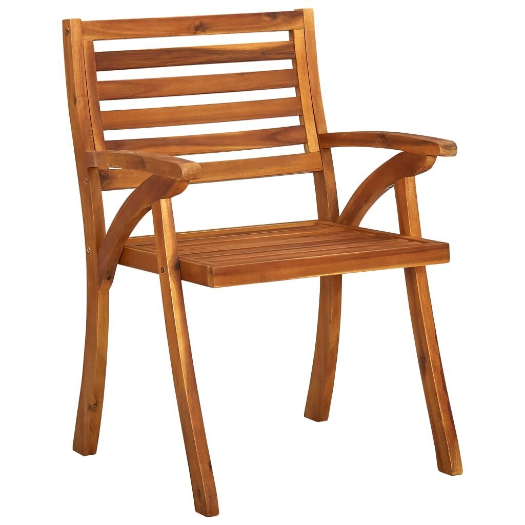 Dārza krēsli ar matračiem vidaXL, 2 gab. cena un informācija | Dārza krēsli | 220.lv