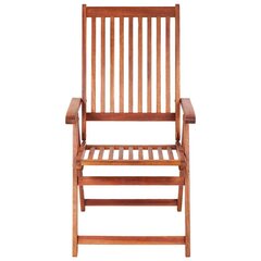 Saliekami dārza krēsli vidaXL, 4 gab. cena un informācija | Dārza krēsli | 220.lv