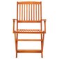 Saliekami dārza krēsli vidaXL, 2 gab., brūni cena un informācija | Dārza krēsli | 220.lv