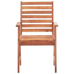 Dārza krēsli vidaXL, 8 gab., brūni cena un informācija | Dārza krēsli | 220.lv