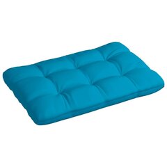 vidaXL palešu dīvāna matracis, 120x80x10 cm, zils cena un informācija | Krēslu paliktņi | 220.lv