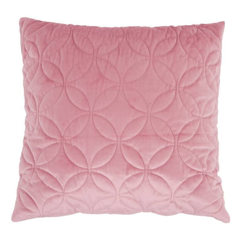 Dekoratīva spilvendrāna My Home Velvet, rozā, 45 x 45 cm cena un informācija | Dekoratīvie spilveni un spilvendrānas | 220.lv