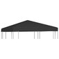vidaXL nojumes jumta pārsegs, 270 g/m², 3x3 m, melns cena un informācija | Dārza nojumes un lapenes | 220.lv