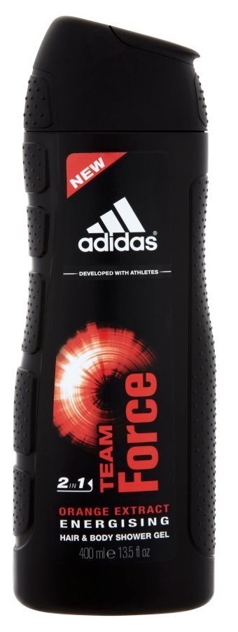 Dušas želeja Adidas Team Force vīriešiem 400 ml cena un informācija | Parfimēta vīriešu kosmētika | 220.lv