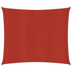 Saulessargs vidaXL, 3.6x3.6 m, sarkans cena un informācija | Saulessargi, markīzes un statīvi | 220.lv