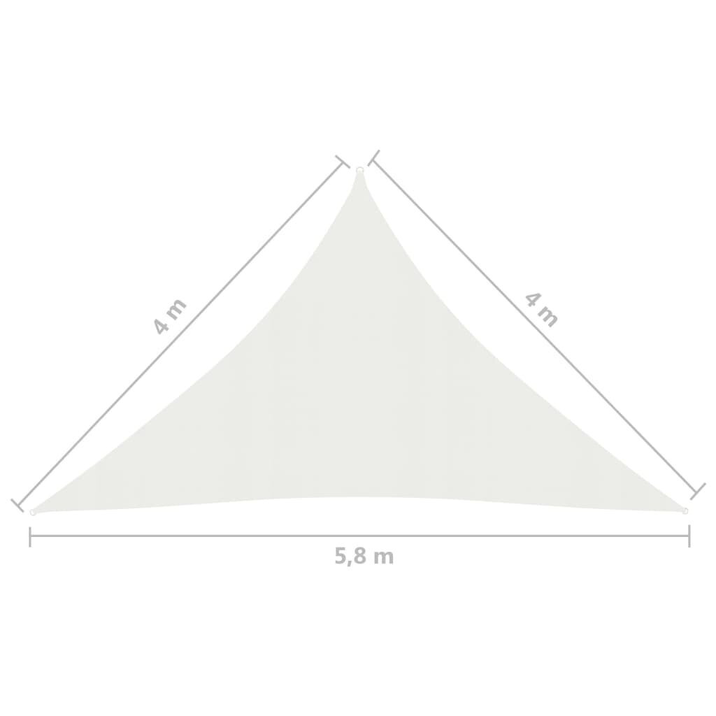 Saulessargs vidaXL, 4x4x5.8 m, balts cena un informācija | Saulessargi, markīzes un statīvi | 220.lv