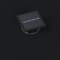 Saulessargs ar metāla kātu un LED vidaXL, 300 cm, melns cena un informācija | Saulessargi, markīzes un statīvi | 220.lv