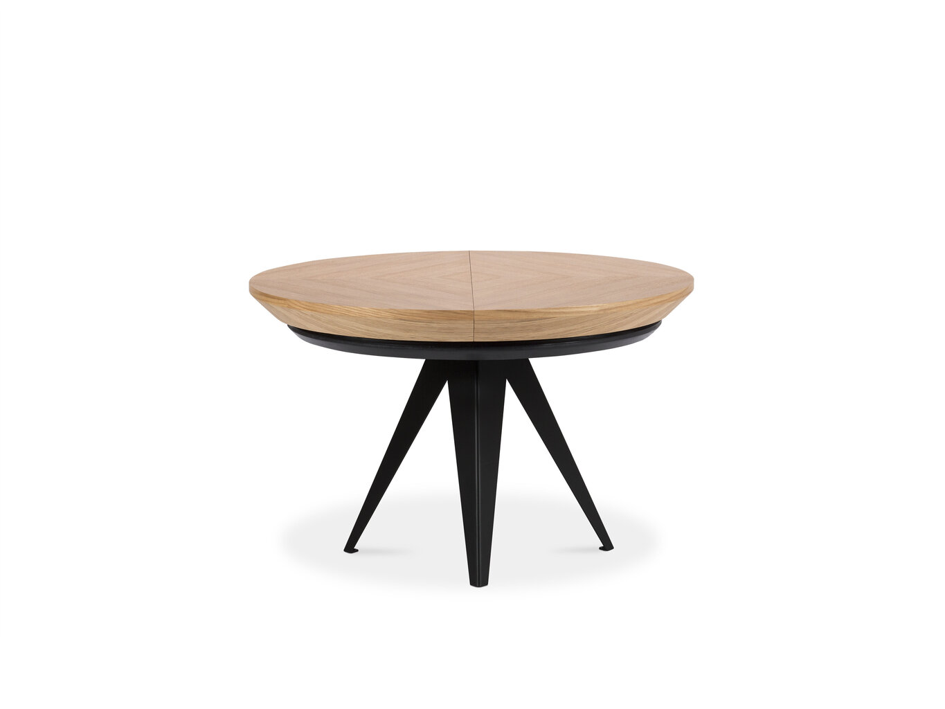 Paplašināms galds Windsor & Co Magnus 130 cm, brūns/melns cena un informācija | Virtuves galdi, ēdamgaldi | 220.lv