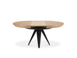 Paplašināms galds Windsor & Co Magnus 130 cm, brūns/melns цена и информация | Virtuves galdi, ēdamgaldi | 220.lv