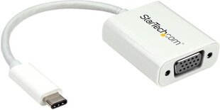 Адаптер StarTech CDP2VGAW, USB-C - VGA цена и информация | Адаптеры и USB разветвители | 220.lv