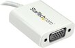 Adapteris StarTech CDP2VGAW, USB-C - VGA cena un informācija | Adapteri un USB centrmezgli | 220.lv