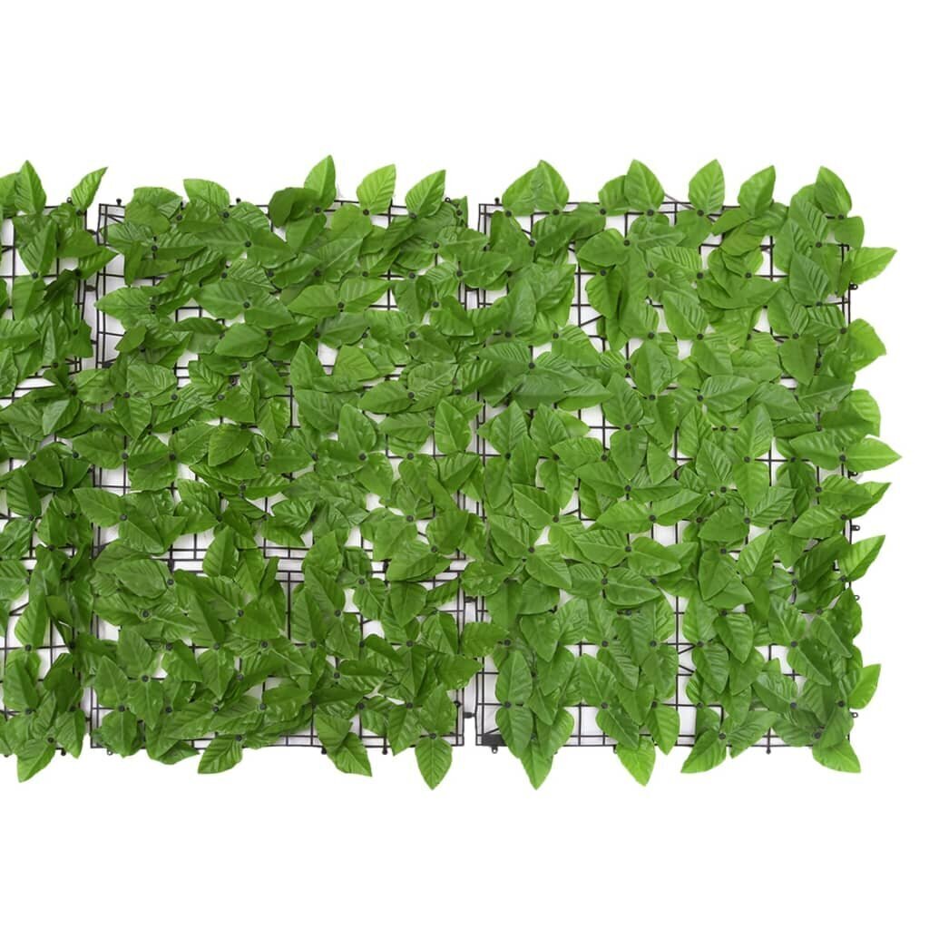 Balkona aizslietnis vidaXL, 500x75 cm, zaļš cena un informācija | Saulessargi, markīzes un statīvi | 220.lv