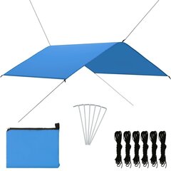 Āra tents vidaXL, 4x4 m, zils цена и информация | Зонты, маркизы, стойки | 220.lv