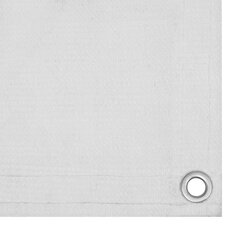 Balkona aizslietnis vidaXL, 75x300 cm, balts cena un informācija | Saulessargi, markīzes un statīvi | 220.lv