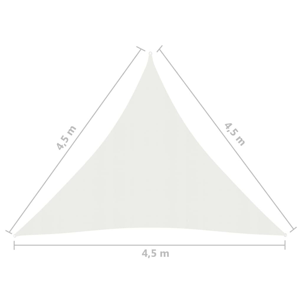 Saulessargs vidaXL, 4.5x4.5x4.5 m, balts cena un informācija | Saulessargi, markīzes un statīvi | 220.lv