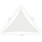 Saulessargs vidaXL, 4.5x4.5x4.5 m, balts cena un informācija | Saulessargi, markīzes un statīvi | 220.lv