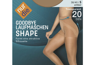 Nur Die женские колготки "Goodbye Laufmaschen SHAPE 20" эффект "против затяжек" amber цвет цена и информация | Kолготки | 220.lv