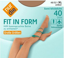 Nur Die женские колготки "Fit in Form 40" amber цвет цена и информация | Kолготки | 220.lv