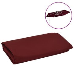 Saulessarga rezerves audums vidaXL, 350 cm, bordo sarkans цена и информация | Зонты, маркизы, стойки | 220.lv