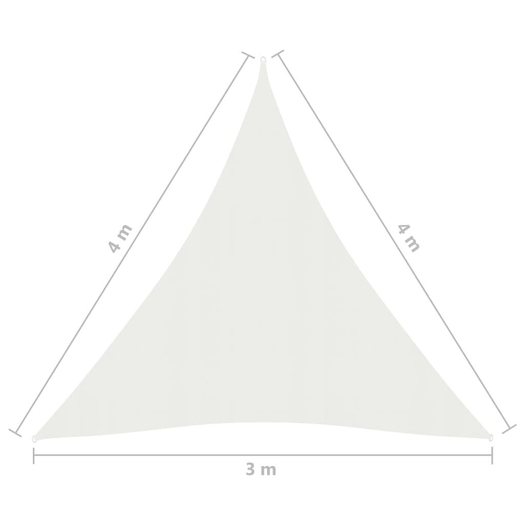 vidaXL saulessargs, 160 g/m², balts, 3x4x4 m, HDPE цена и информация | Saulessargi, markīzes un statīvi | 220.lv