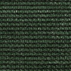 vidaXL saulessargs, 160 g/m², tumši zaļš, 2,5x2,5x3,5 m, HDPE cena un informācija | Saulessargi, markīzes un statīvi | 220.lv