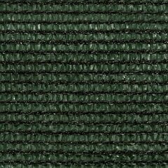 vidaXL saulessargs, 160 g/m², tumši zaļš, 4,5x4,5x4,5 m, HDPE cena un informācija | Saulessargi, markīzes un statīvi | 220.lv