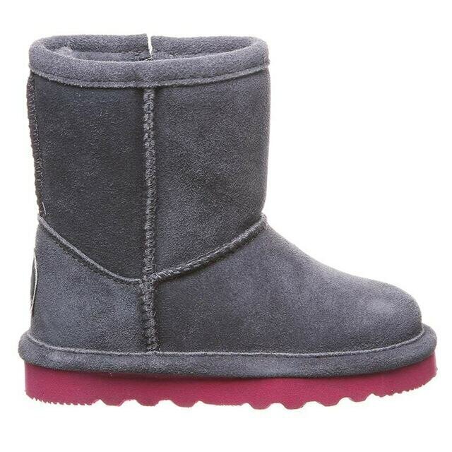 Bearpaw zābaki ELLE TODDLER ZIP Pelēki_rozā цена и информация | Ziemas zābaki bērniem | 220.lv