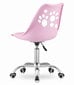 Bērnu krēsliņš Mufart Jack, rozā cena un informācija | Biroja krēsli | 220.lv