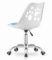 Bērnu krēsls Mufart Jack, balts/gaiši zils cena un informācija | Biroja krēsli | 220.lv