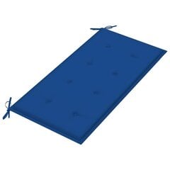 Dārza sola matracis vidaXL, 100x50x4 cm, koši zils cena un informācija | Krēslu paliktņi | 220.lv