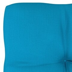 Palešu dīvāna matracis vidaXL, 50x50x10 cm, zils цена и информация | Подушки, наволочки, чехлы | 220.lv