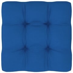Palešu dīvāna matracis vidaXL, 50x50x10 cm, koši zils цена и информация | Подушки, наволочки, чехлы | 220.lv