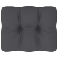 Palešu dīvāna matracis vidaXL, 50x40x10 cm, antracītpelēks cena un informācija | Krēslu paliktņi | 220.lv
