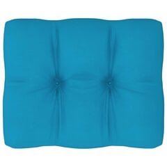 Palešu dīvāna matracis vidaXL, 50x40x10 cm, zils cena un informācija | Krēslu paliktņi | 220.lv