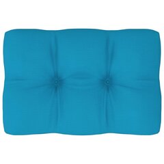 Palešu dīvāna matracis vidaXL, 60x40x10 cm, zils цена и информация | Подушки, наволочки, чехлы | 220.lv