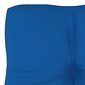 Palešu dīvāna matracis vidaXL, 60x40x10 cm, koši zils cena un informācija | Krēslu paliktņi | 220.lv