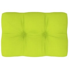Palešu dīvāna matracis vidaXL, 60x40x10 cm, spilgti zaļš цена и информация | Подушки, наволочки, чехлы | 220.lv