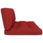 Palešu dīvānu matrači vidaXL, 2 gab., sarkani cena un informācija | Krēslu paliktņi | 220.lv