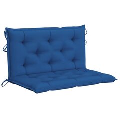 Šūpuļkrēsla matracis vidaXL, 100 cm, zils cena un informācija | Krēslu paliktņi | 220.lv
