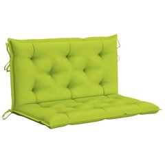 Šūpuļkrēsla matracis vidaXL, 100 cm, spilgti zaļš cena un informācija | Krēslu paliktņi | 220.lv