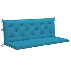 Šūpuļkrēsla matracis vidaXL, 150 cm, gaiši zils цена и информация | Подушки, наволочки, чехлы | 220.lv