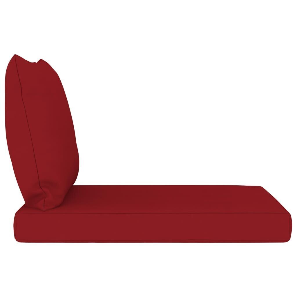 Palešu dīvānu matrači vidaXL, 2 gab., vīniarkani cena un informācija | Krēslu paliktņi | 220.lv