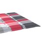 Sauļošanās krēsla matracis vidaXL, 200x60x4 cm, sarkans цена и информация | Krēslu paliktņi | 220.lv