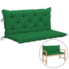 Šūpuļkrēsla matracis vidaXL, 120 cm, zaļš цена и информация | Подушки, наволочки, чехлы | 220.lv