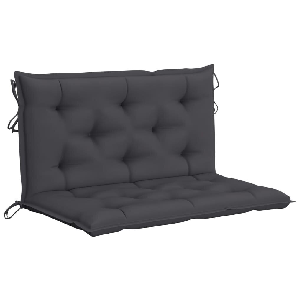 Šūpuļkrēsla matracis vidaXL, 100 cm, antracītpelēks cena un informācija | Krēslu paliktņi | 220.lv