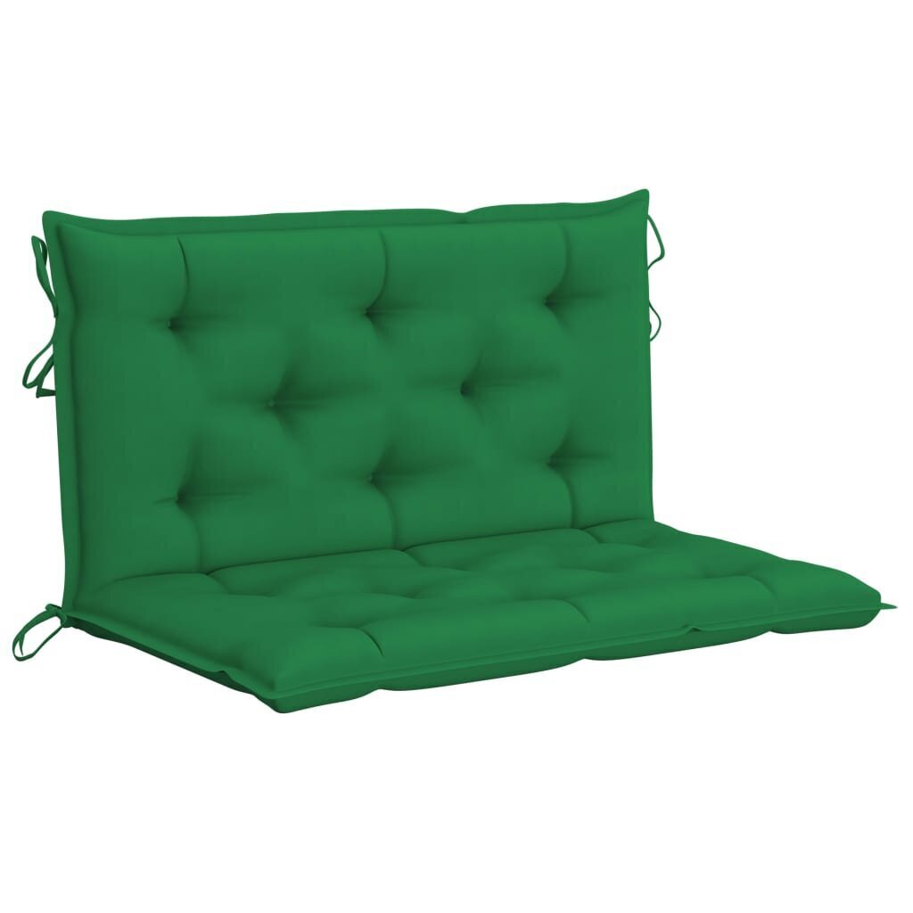 Šūpuļkrēsla matracis vidaXL, 100 cm, zaļš cena un informācija | Krēslu paliktņi | 220.lv
