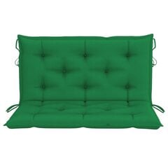 Šūpuļkrēsla matracis vidaXL, 100 cm, zaļš цена и информация | Подушки, наволочки, чехлы | 220.lv