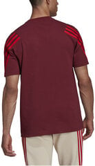 Adidas T-Krekli M Fi 3s Tee Bordeaux HC5242 HC5242/S cena un informācija | Vīriešu T-krekli | 220.lv