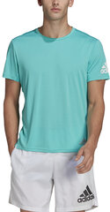 Футболки Adidas Run Tee M Mint HB7475 HB7475/S цена и информация | Мужские футболки | 220.lv